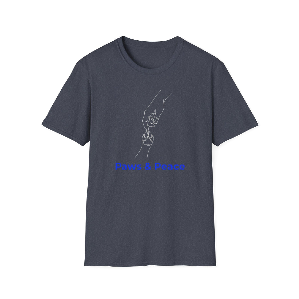 Paws & Peace Cat Paw Print T-Shirt