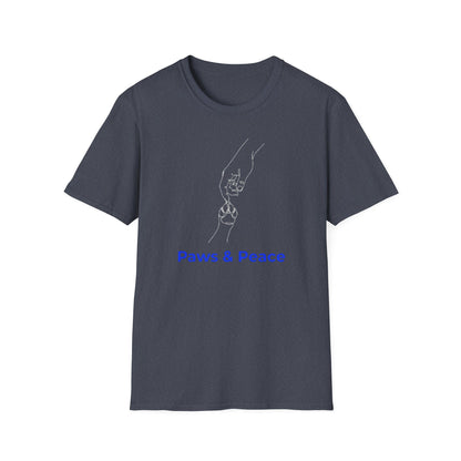 Paws & Peace Cat Paw Print T-Shirt