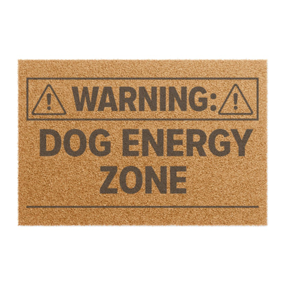 Warning: Dog Energy Zone Doormat