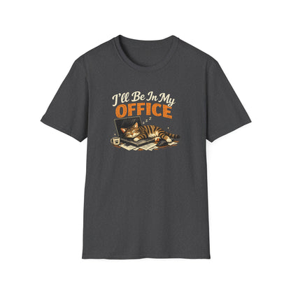 T-Shirt — I'll Be In My Office (Sleeping Cat) Cute Cat Lover Tee