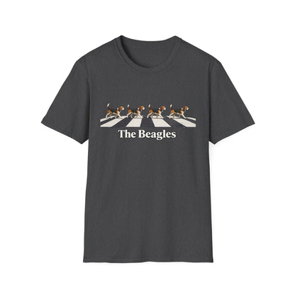Beagles Crossing T-Shirt — "The Beagles" Abbey Road Style Dog Tee