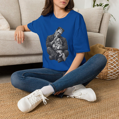 Frankenstein & Puppy Graphic T-Shirt