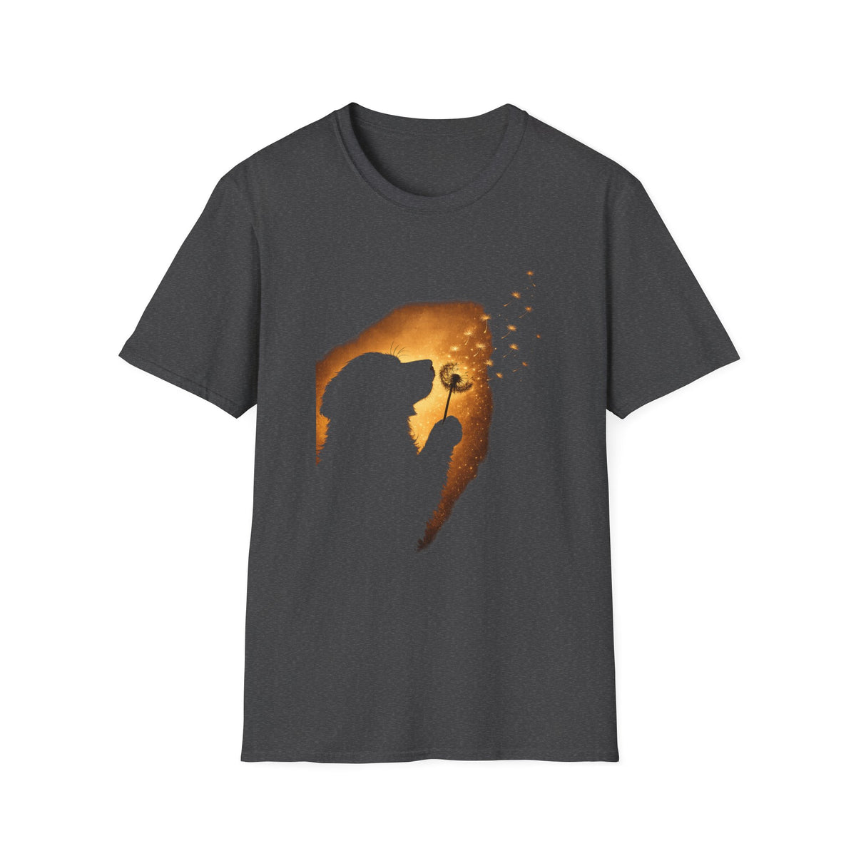 Dog & Dandelion Silhouette T-Shirt