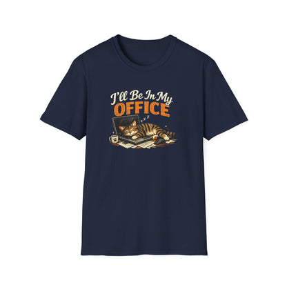 T-Shirt — I'll Be In My Office (Sleeping Cat) Cute Cat Lover Tee