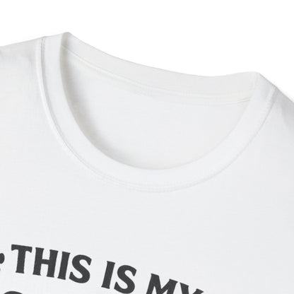 Dog Walking T-Shirt — "This Is My Dog Walking Shirt" Paw Print Tee