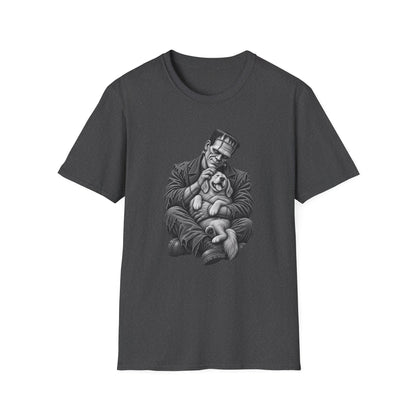 Frankenstein & Puppy Graphic T-Shirt
