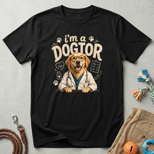 I’m a Dogtor T‑Shirt — Cute Veterinarian Dog Graphic Tee for Dog Lovers