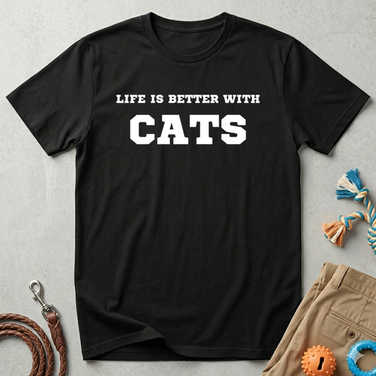 Life Is Better With Cats T-Shirt