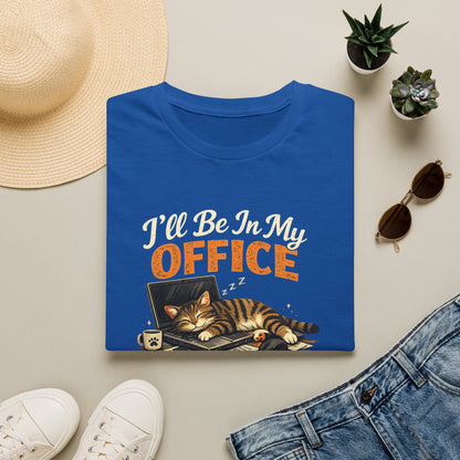 T-Shirt — I'll Be In My Office (Sleeping Cat) Cute Cat Lover Tee