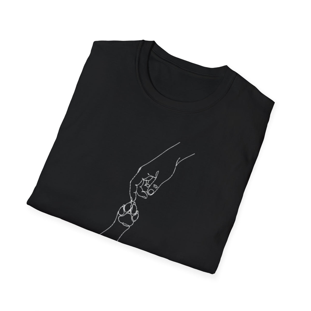 Paws & Peace Cat Paw Print T-Shirt