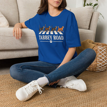 Tabbey Road T-Shirt — Cats Crossing Beatles Parody Tee