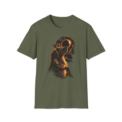 Dog Eclipse T-Shirt — Celestial Howl Graphic Tee