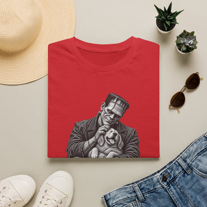Frankenstein & Puppy Graphic T-Shirt