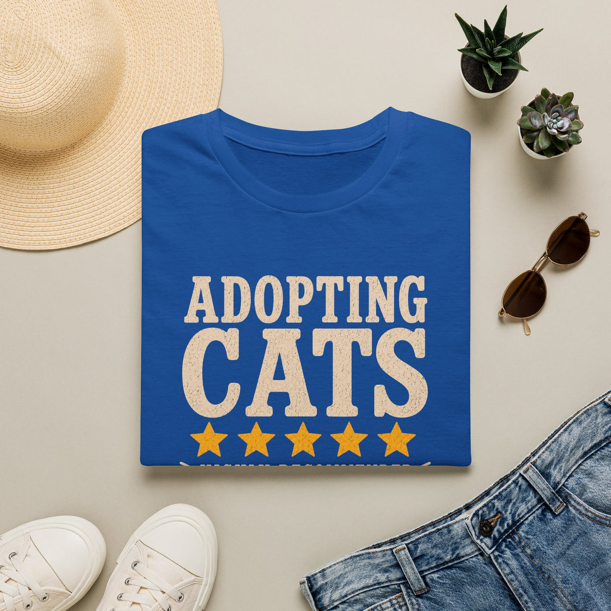 Adopting Cats T-Shirt — Cat Adoption Support Tee