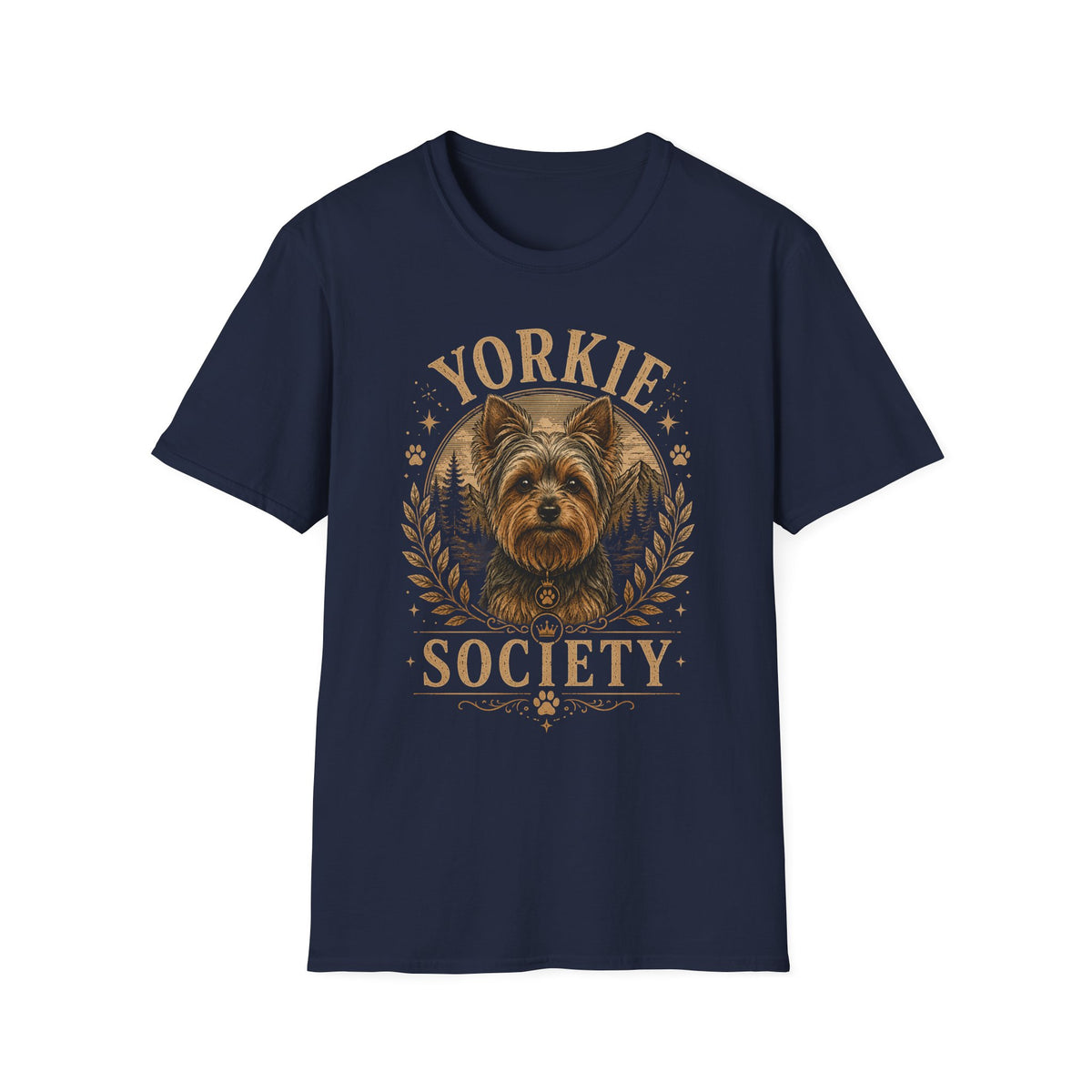 Yorkie Society T-Shirt — Vintage Yorkie Dog Lover Tee