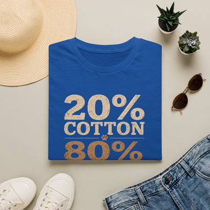 Dog Mom T-Shirt — 20% Cotton 80% Dog Hair Graphic Tee