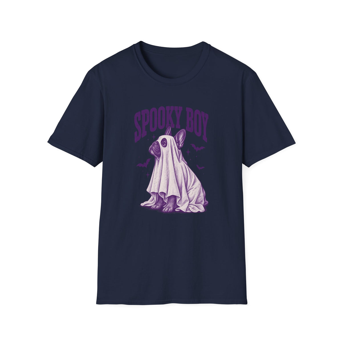 Spooky Boy T‑Shirt — Cute Ghost French Bulldog Halloween Tee