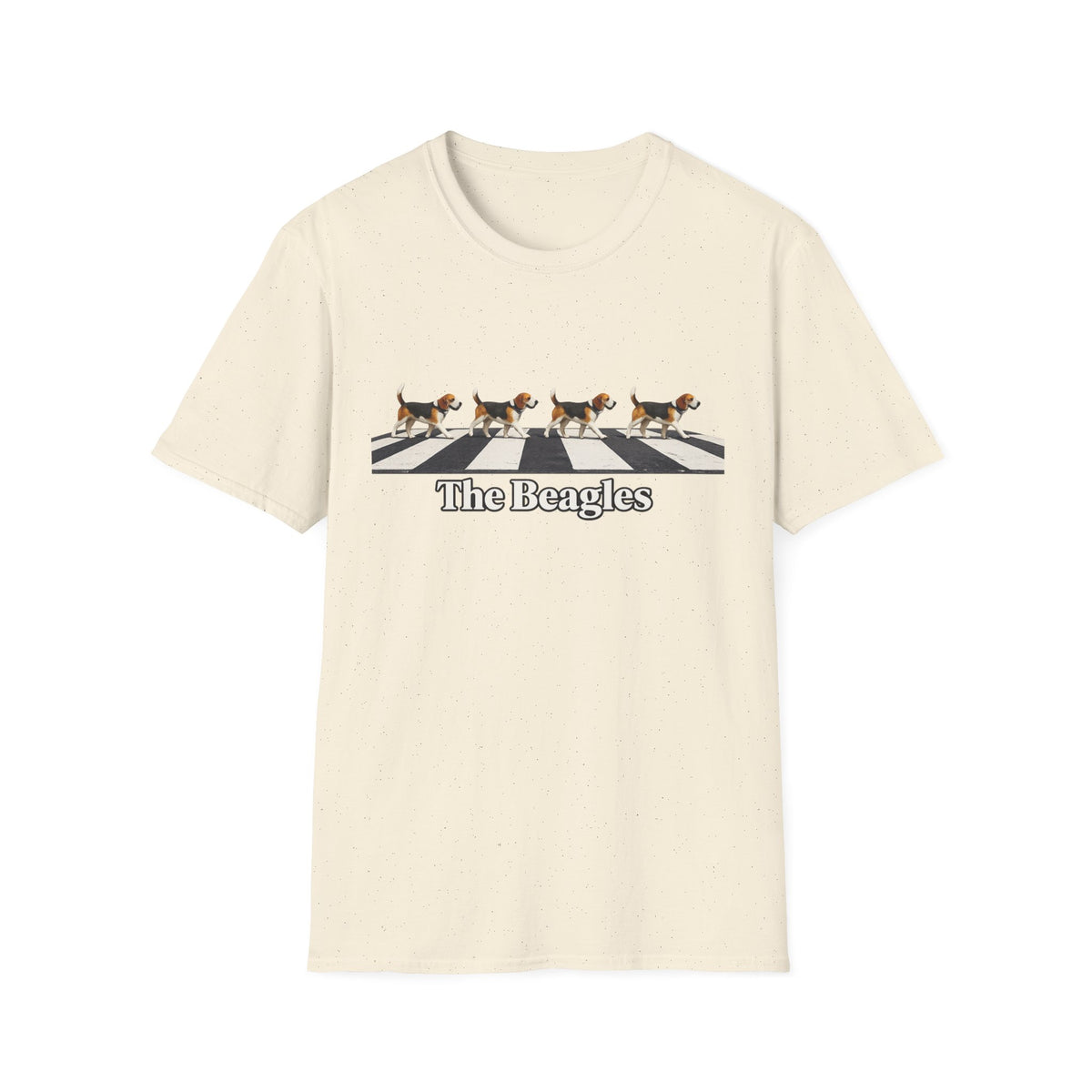 Beagles Crossing T-Shirt — "The Beagles" Abbey Road Style Dog Tee