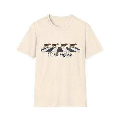 Beagles Crossing T-Shirt — "The Beagles" Abbey Road Style Dog Tee