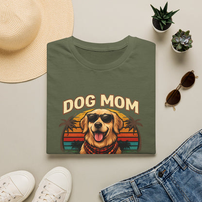 Dog Mom T-Shirt — "Dog Mom Like a Regular Mom But Cooler" Retro Graphic Tee