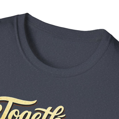 T-Shirt — "Together Furever" Dog and cat Sunset Graphic Tee