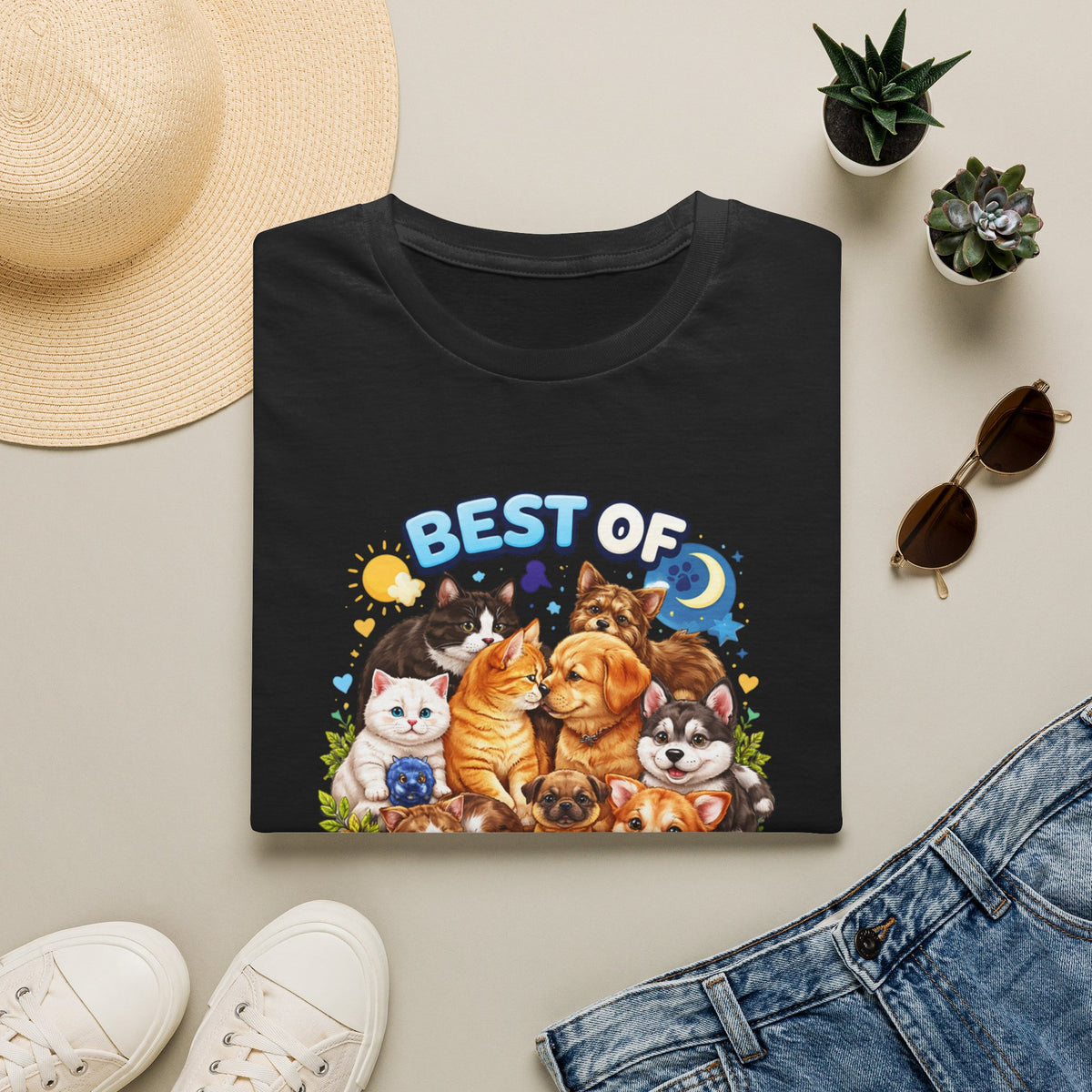 Best of Both Worlds Cats & Dogs T-Shirt