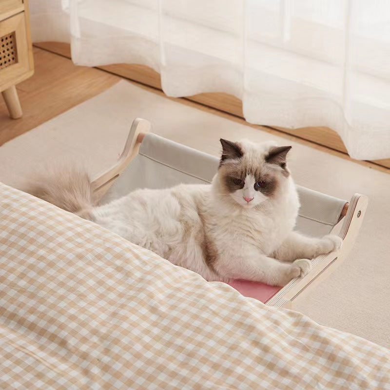 Wooden Cat Hammock