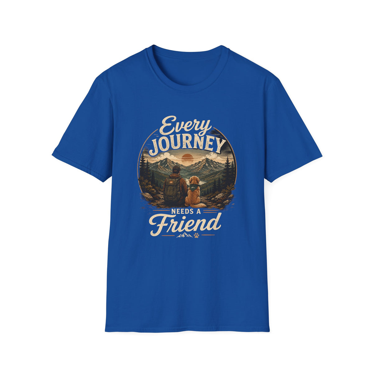 Every Journey T-Shirt — "Every Journey Needs a Friend" Adventure Graphic Tee