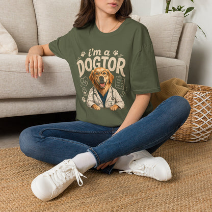 I’m a Dogtor T‑Shirt — Cute Veterinarian Dog Graphic Tee for Dog Lovers