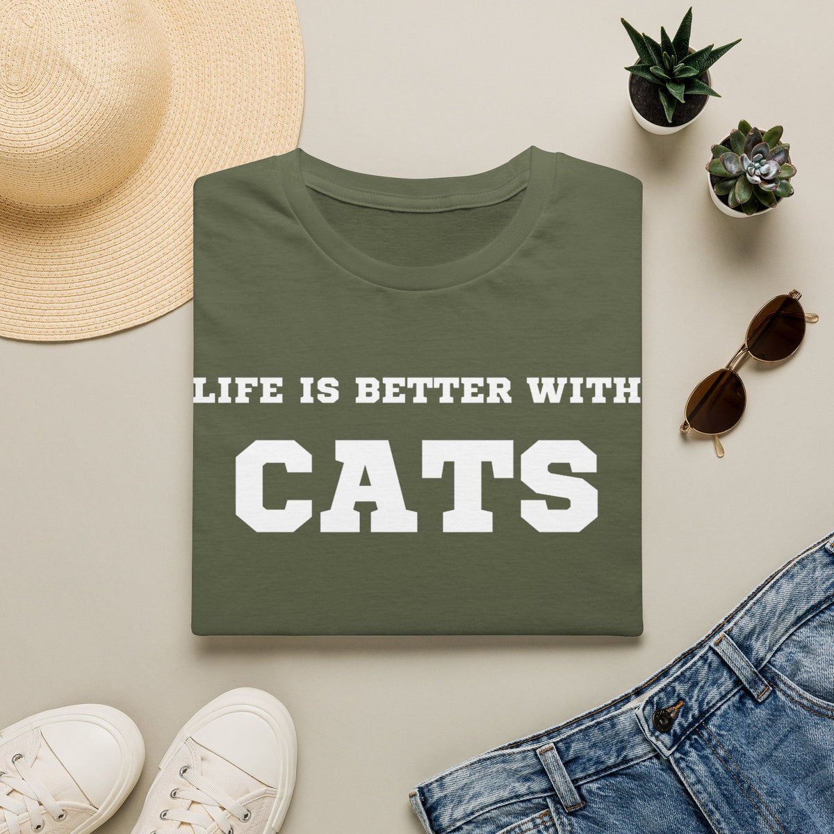 Life Is Better With Cats T-Shirt