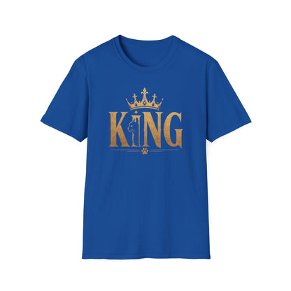 King Crown Graphic T-Shirt — Gold Royalty Tee