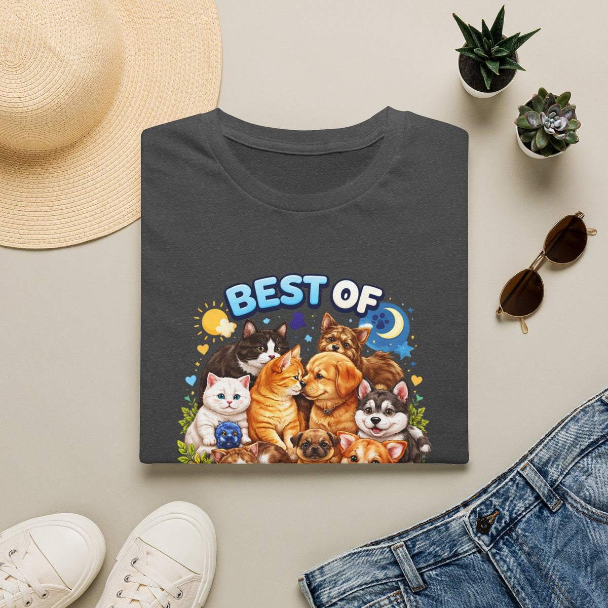 Best of Both Worlds Cats & Dogs T-Shirt