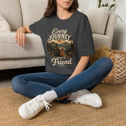 Every Journey T-Shirt — "Every Journey Needs a Friend" Adventure Graphic Tee