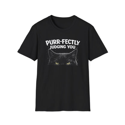 Purr-fectly Judging You Cat T-Shirt