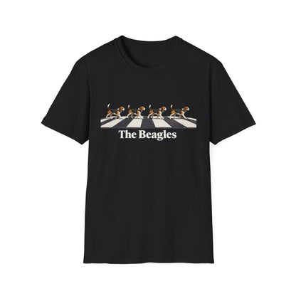 Beagles Crossing T-Shirt — "The Beagles" Abbey Road Style Dog Tee