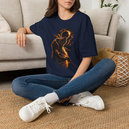 Dog Eclipse T-Shirt — Celestial Howl Graphic Tee