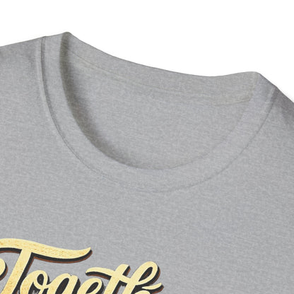 T-Shirt — "Together Furever" Dog and cat Sunset Graphic Tee
