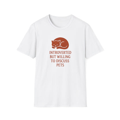 Introverted Pet Talk T-Shirt