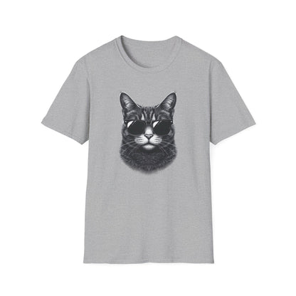 Cat With Sunglasses T-Shirt — Cool Retro Cat Graphic Tee