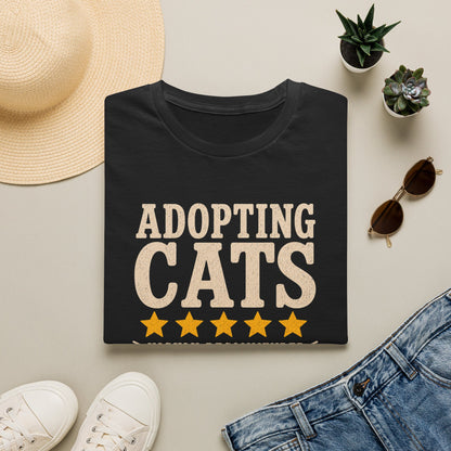 Adopting Cats T-Shirt — Cat Adoption Support Tee
