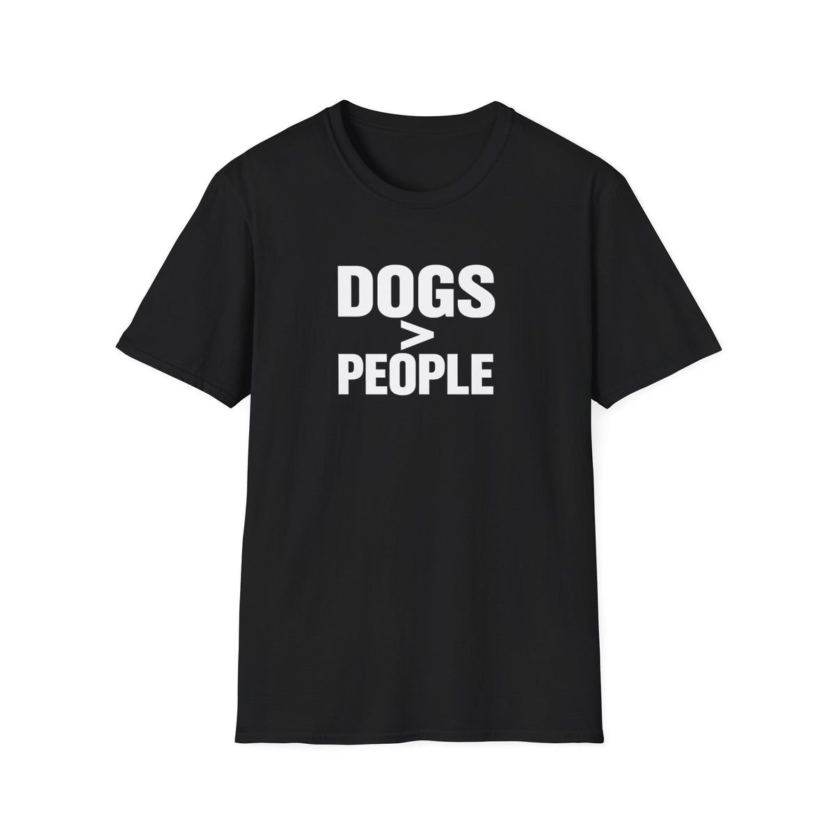 Dogs > People T-Shirt — Funny Dog Lover Tee