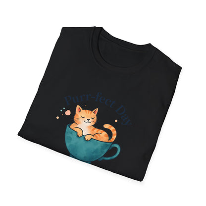 Cat in Teacup T-Shirt