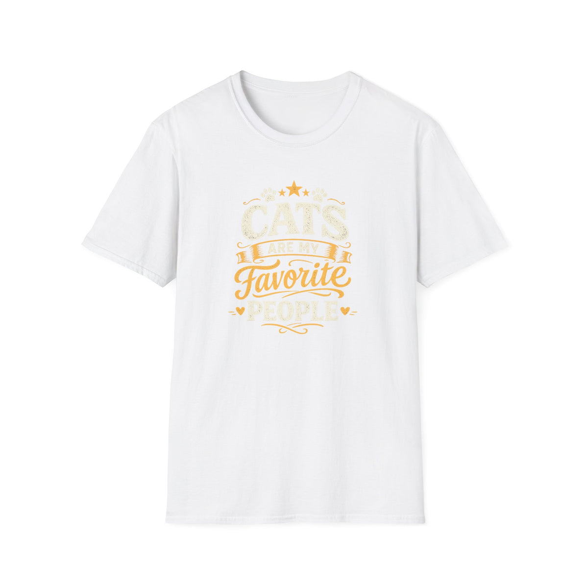Cats Favorite People T-Shirt — Cute Cat Lover Graphic Tee