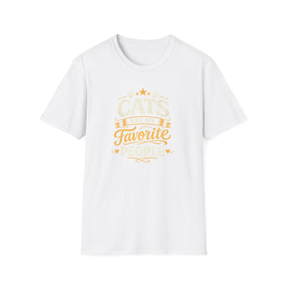 Cats Favorite People T-Shirt — Cute Cat Lover Graphic Tee
