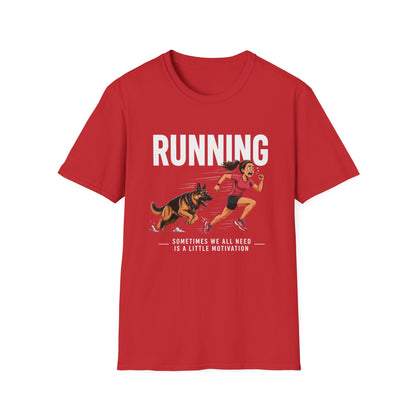 Running T-Shirt — "Sometimes We All Need a Little Motivation" Graphic Tee