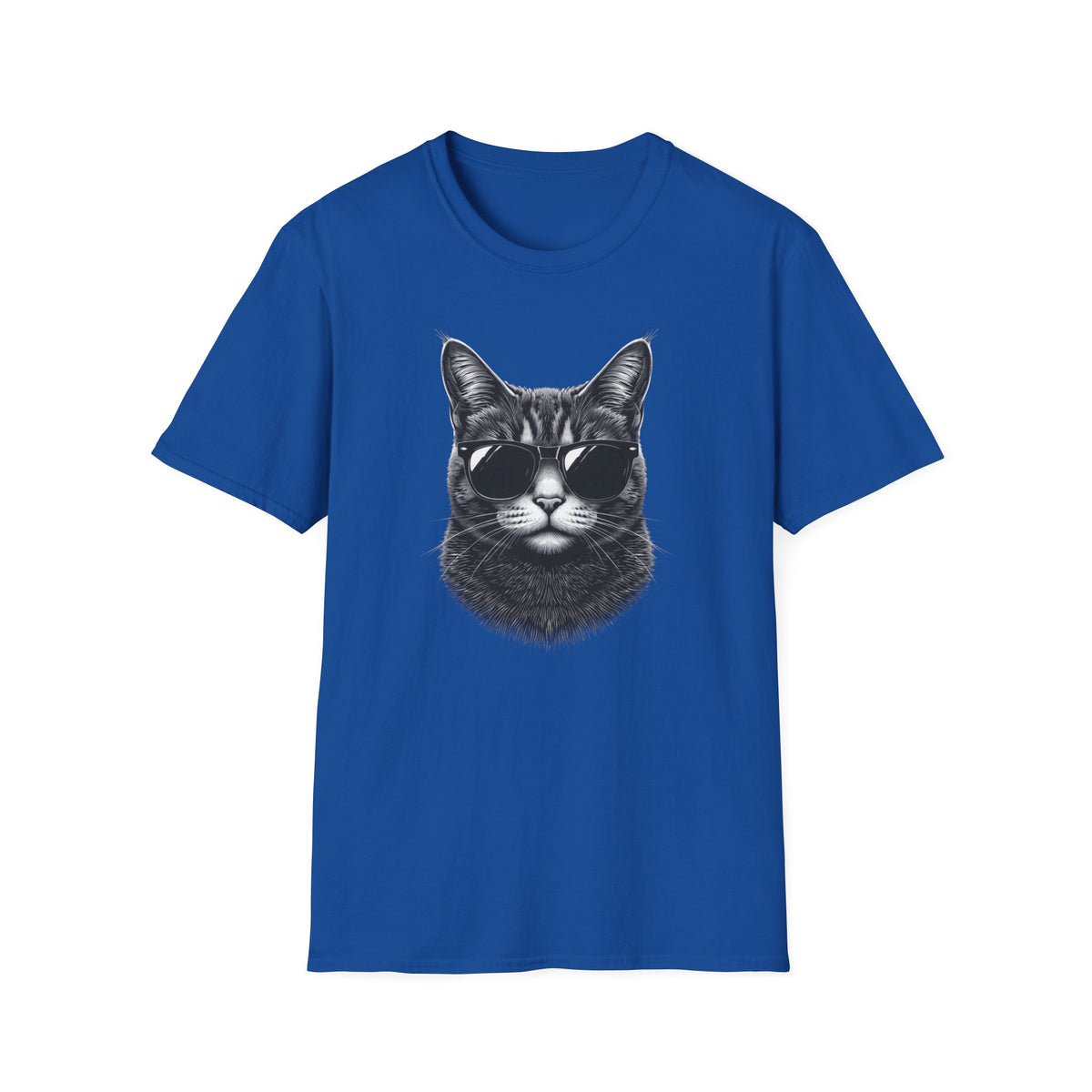 Cat With Sunglasses T-Shirt — Cool Retro Cat Graphic Tee