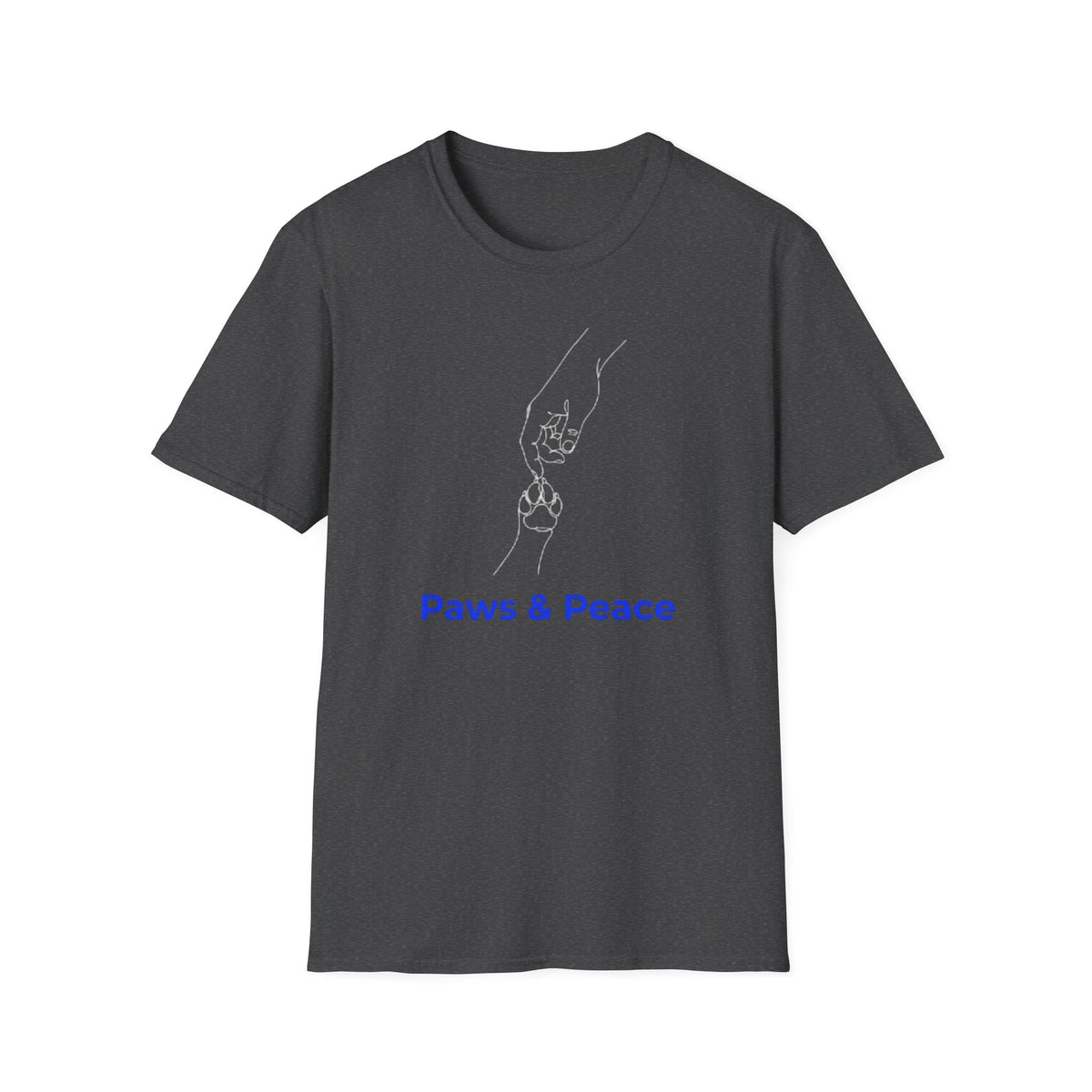 Paws & Peace Cat Paw Print T-Shirt
