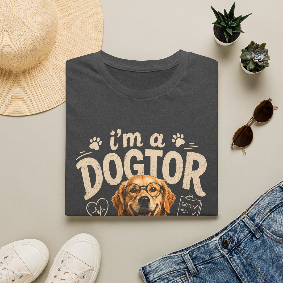 I’m a Dogtor T‑Shirt — Cute Veterinarian Dog Graphic Tee for Dog Lovers