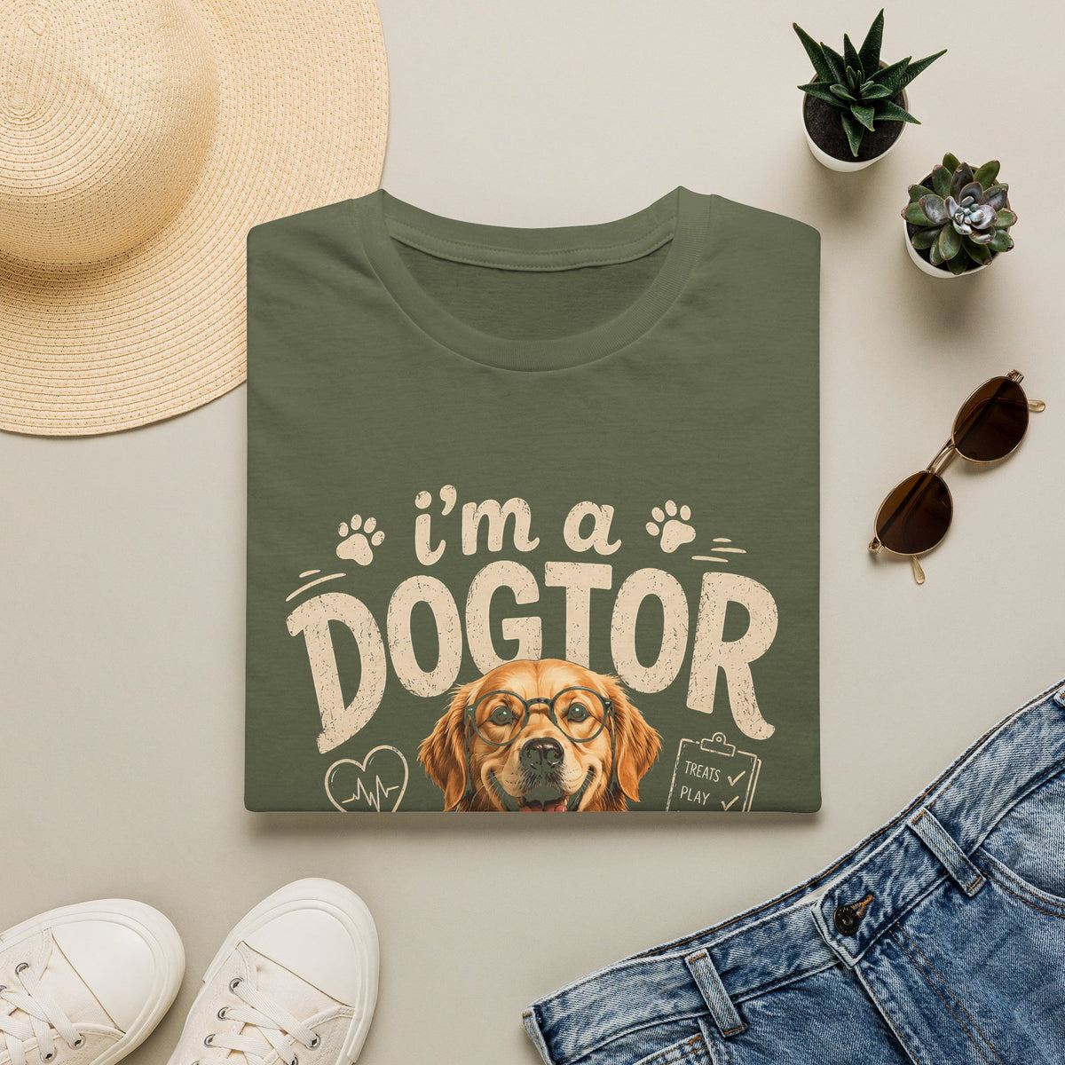 I’m a Dogtor T‑Shirt — Cute Veterinarian Dog Graphic Tee for Dog Lovers