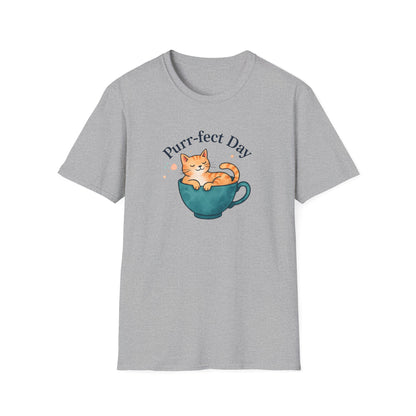 Cat in Teacup T-Shirt